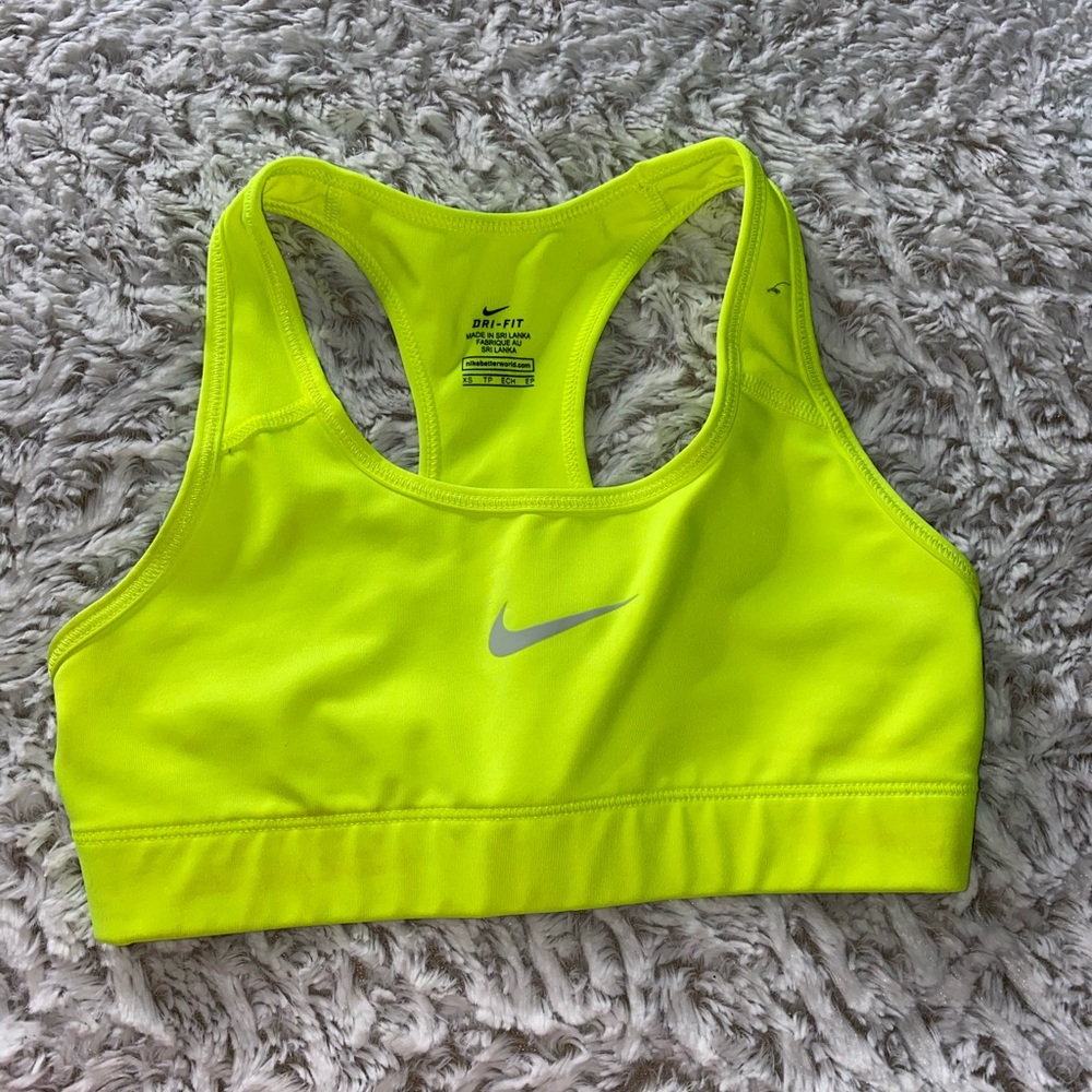 Neon Nike Sports Bra